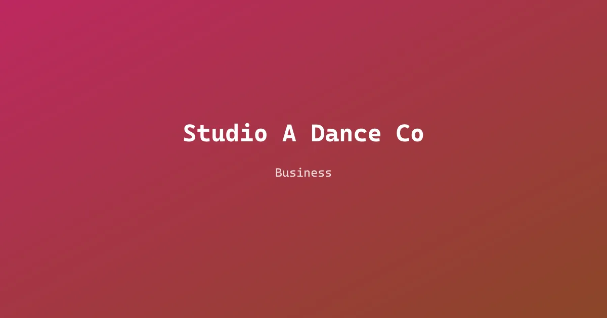 Studio A Dance Co