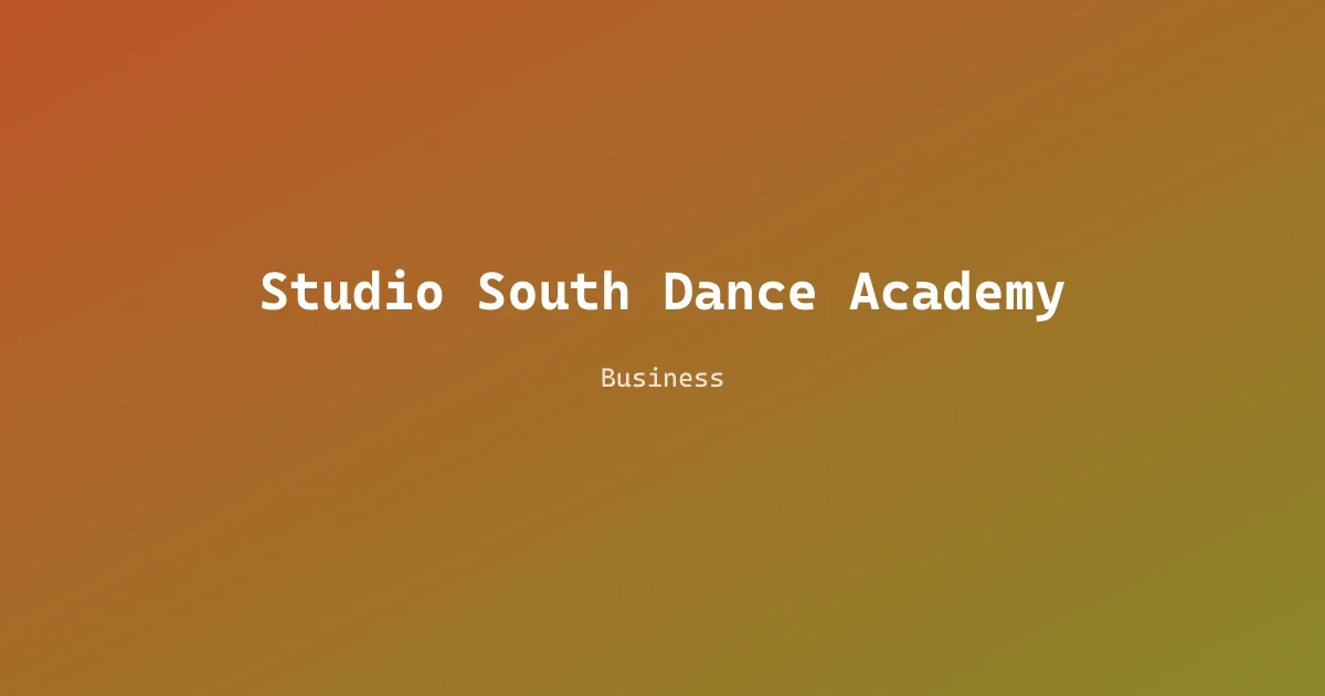 Studio South Dance Academy