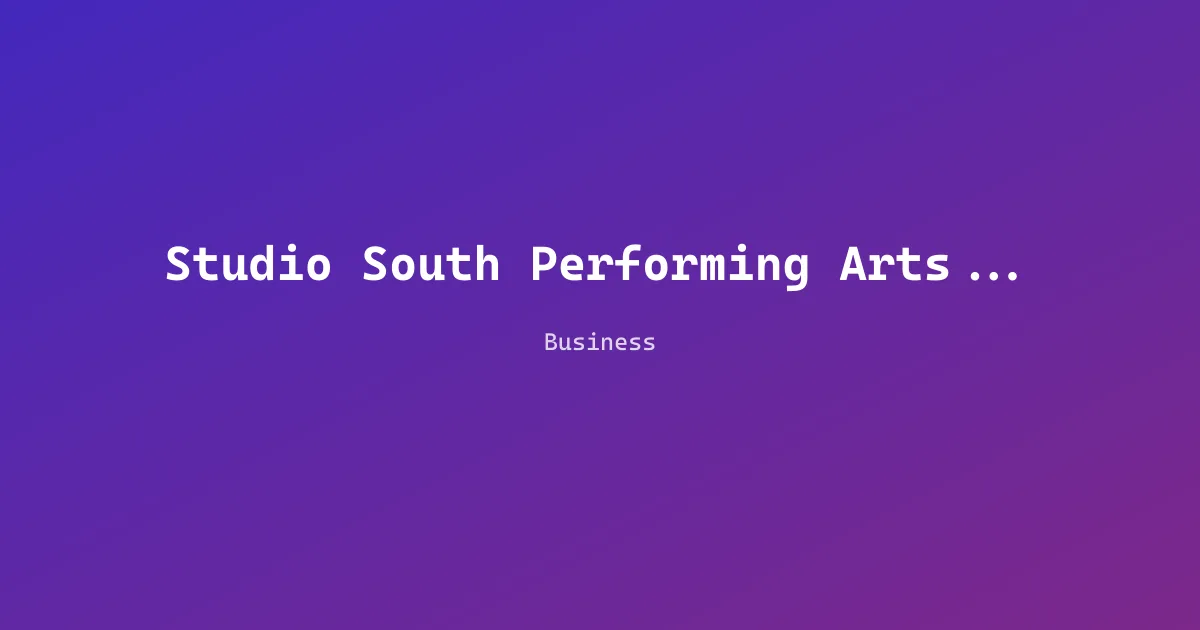 Studio South Performing Arts Center - Dance Studio