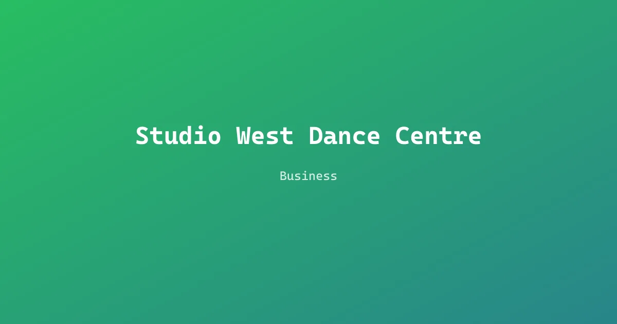 Studio West Dance Centre