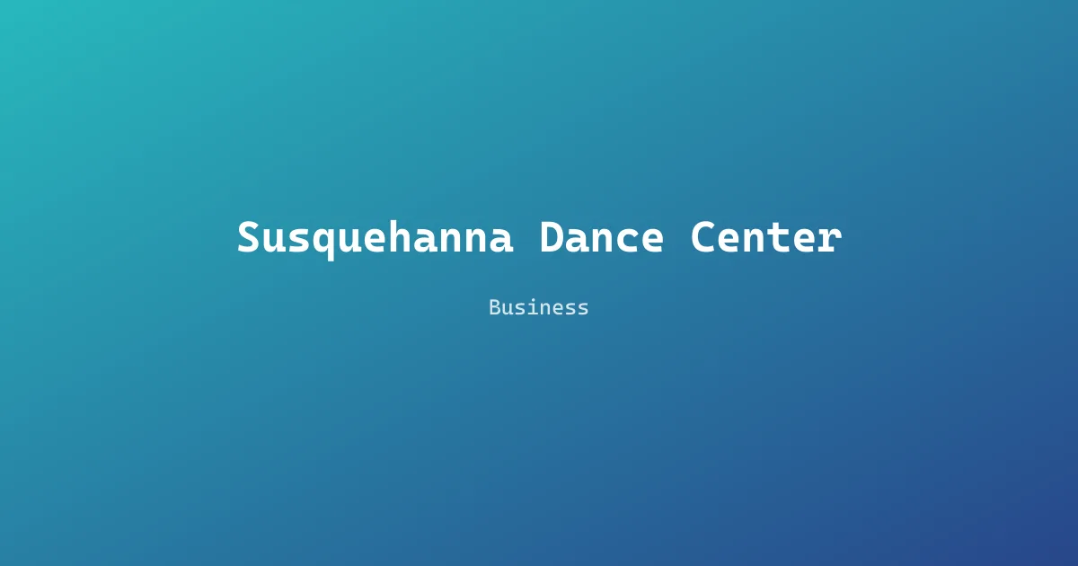 Susquehanna Dance Center