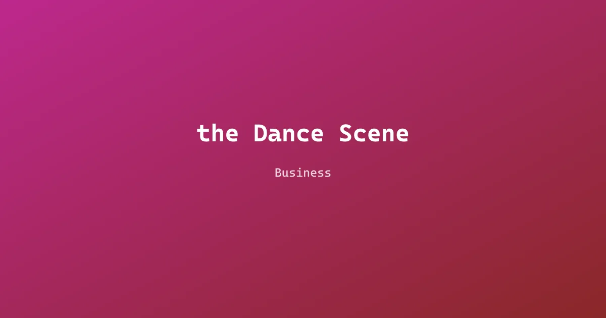 the Dance Scene