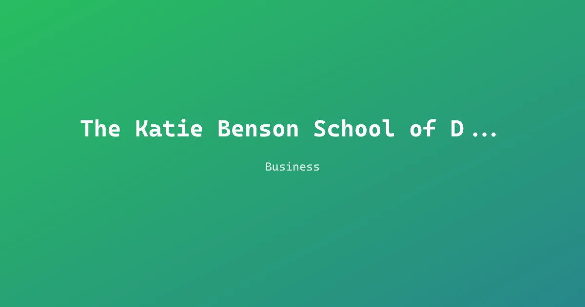 The Katie Benson School of Dance