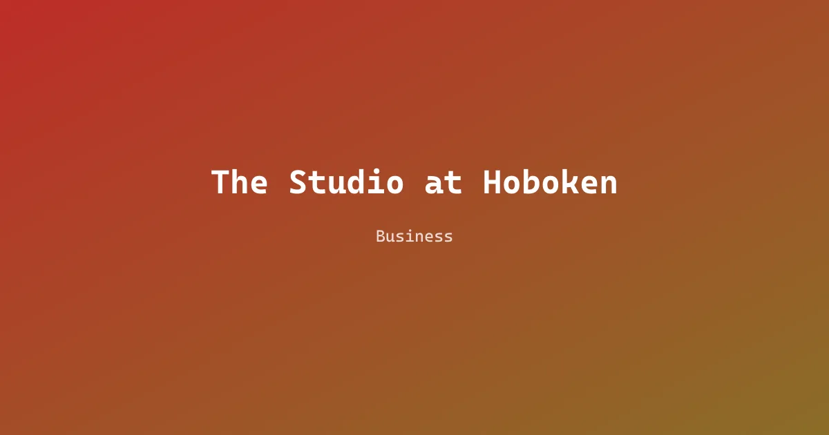 The Studio at Hoboken