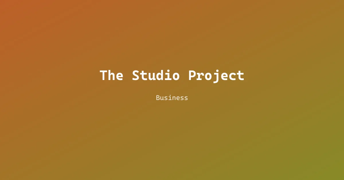 The Studio Project