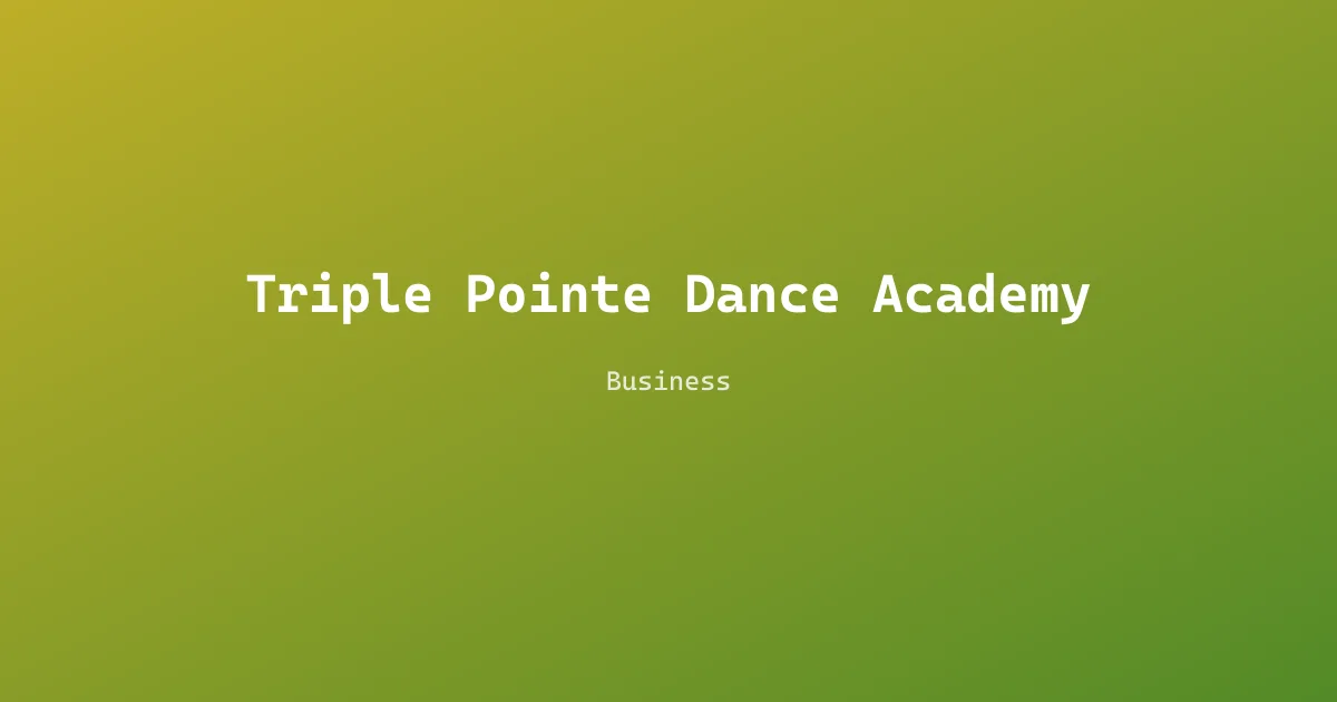 Triple Pointe Dance Academy