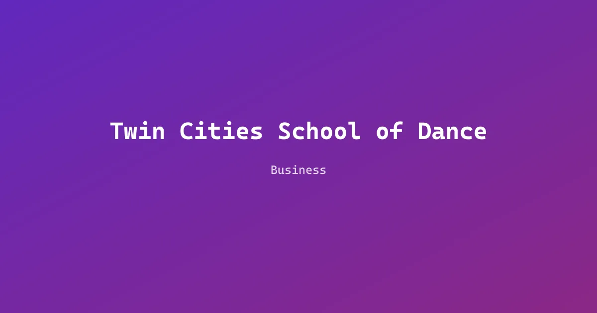 Twin Cities School of Dance