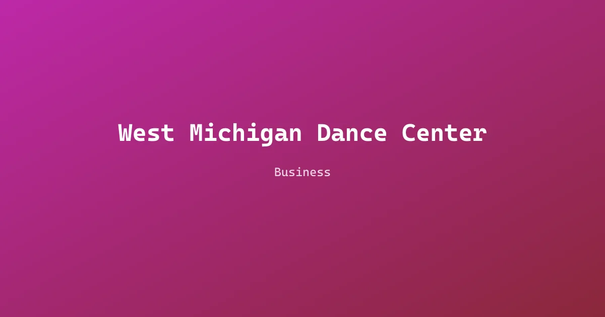 West Michigan Dance Center